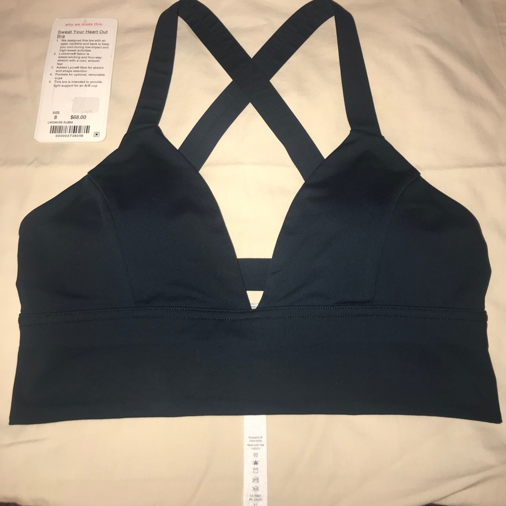 Lululemon Sweat Your Heart Out Sport Bra